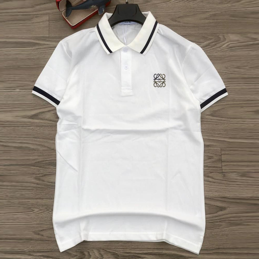 LW CHEST LOGO WHITE POLO