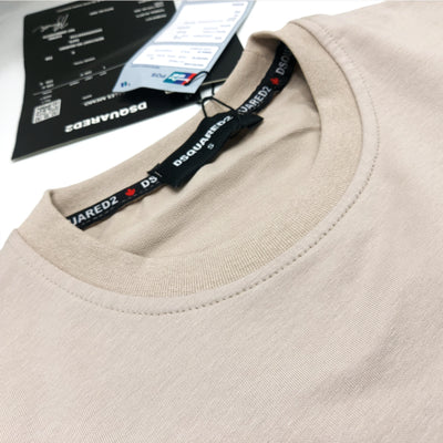 DSQRD EMBROIDED TEXT LOGO TERRY  SWEATSHIRT