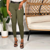 Lft women olive super skinny stretch jeans