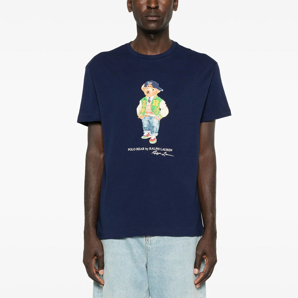 RL - Polo Bear Cotton Jersey T-Shirt-navy