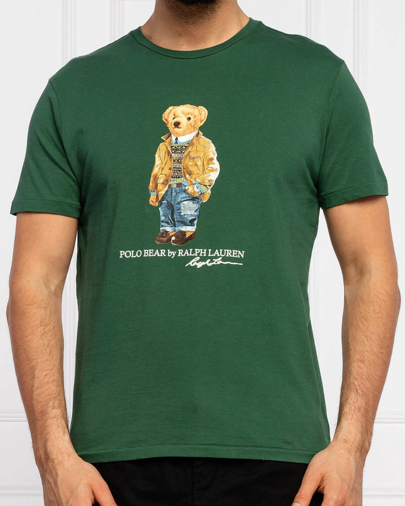 RL - Polo Bear Cotton Jersey T-Shirt-green