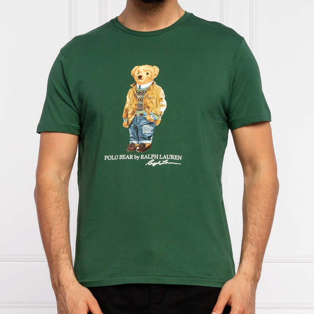 RL - Polo Bear Cotton Jersey T-Shirt-green