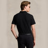 POLO RL Custom Slim Fit Mesh Polo Shirt-black