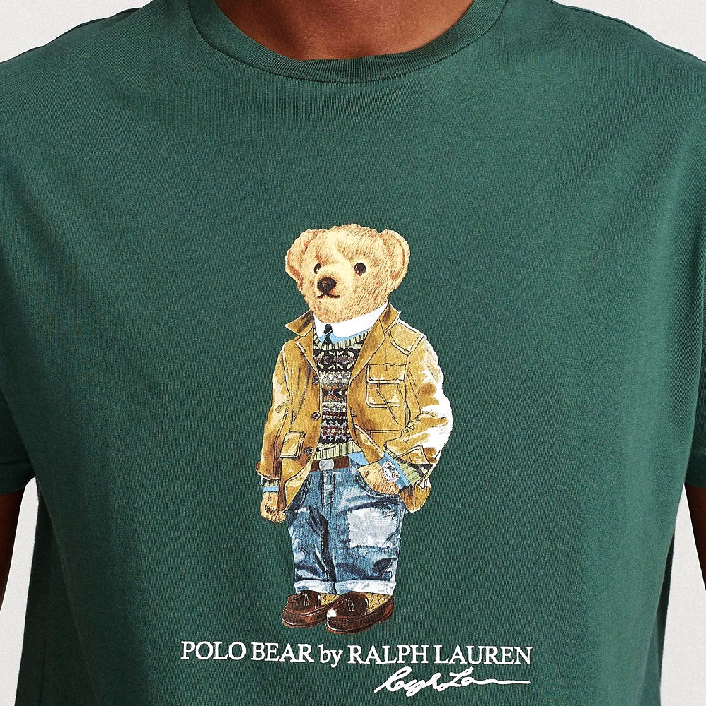 RL - Polo Bear Cotton Jersey T-Shirt-green