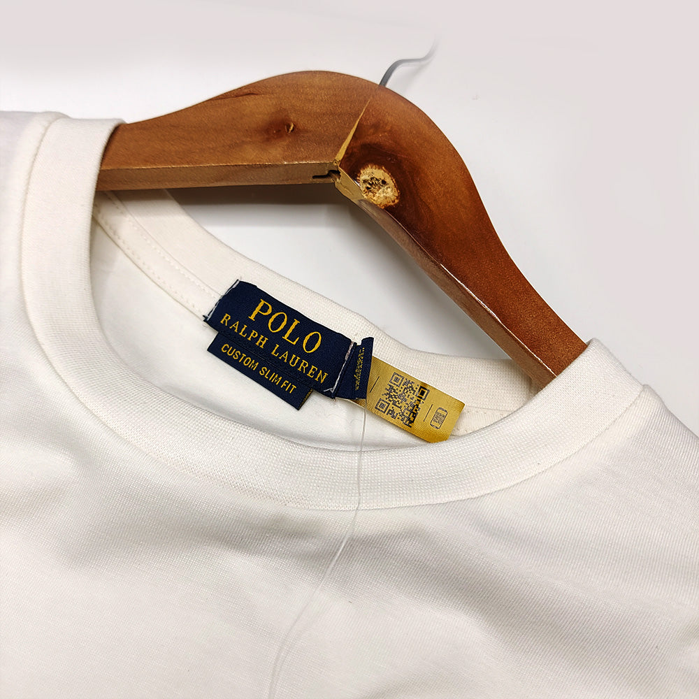 RL - Polo Bear Cotton Jersey T-Shirt-white