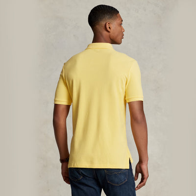 POLO RL Custom Slim Fit Mesh Polo Shirt-yellow