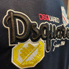 DSQRD EMBROIDED TEXT LOGO TERRY  SWEATSHIRT