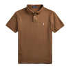 POLO RL Custom Slim Fit Mesh Polo Shirt-brown