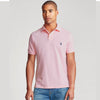 POLO RL Custom Slim Fit Mesh Polo Shirt-Pink