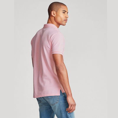 POLO RL Custom Slim Fit Mesh Polo Shirt-Pink