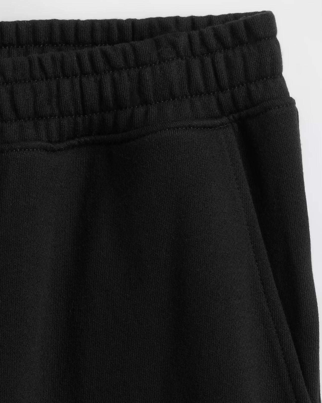 BRSHKA Relaxed Fit Lightweight Trouser-BLACK
