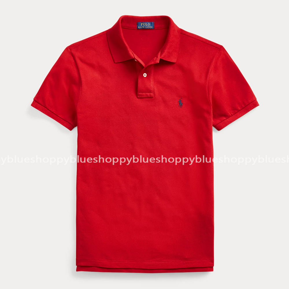 POLO RL SMALL PONY POLO SHIRT-RED