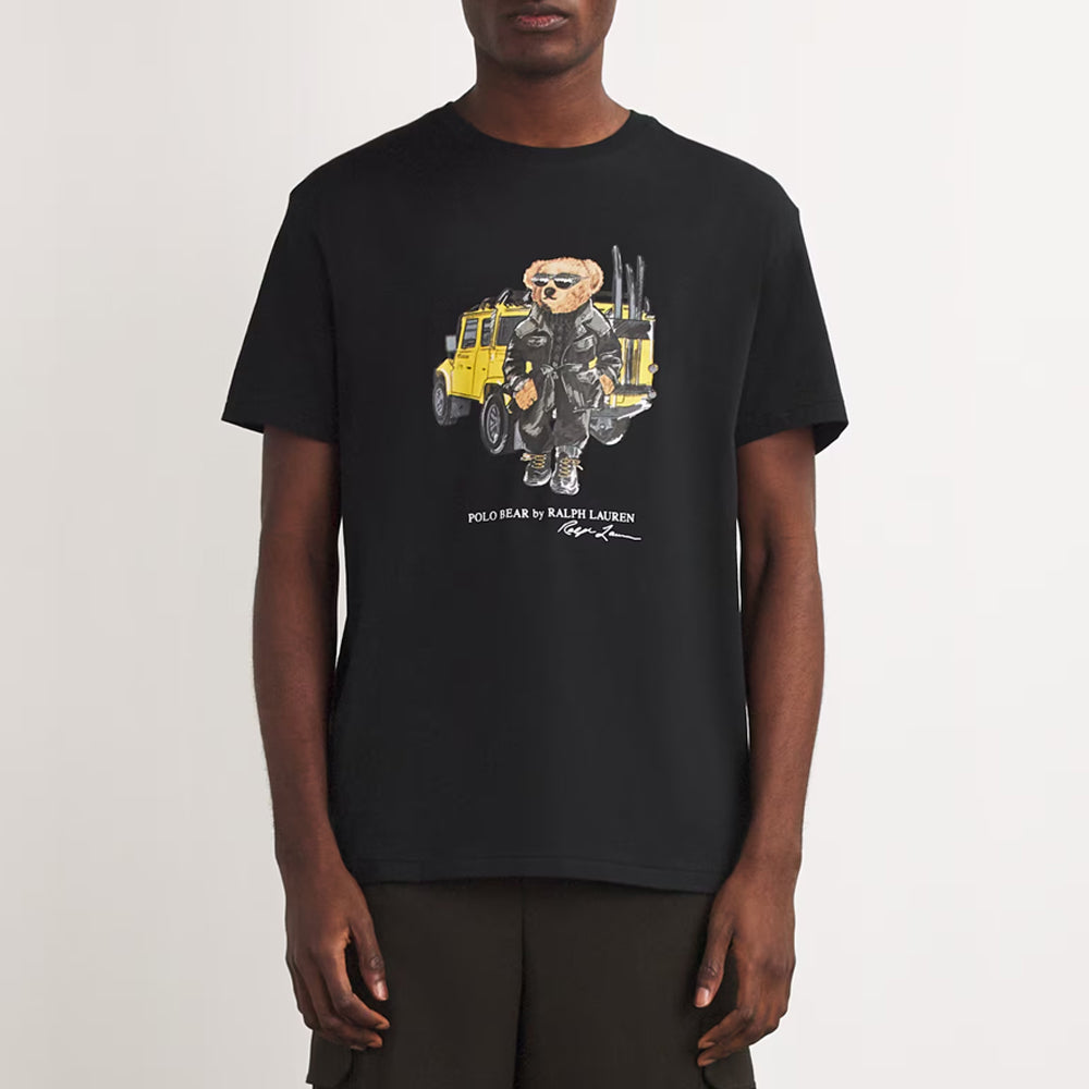 RL - Polo Bear Cotton Jersey T-Shirt-black