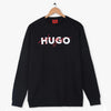 HU - Men 'BLACK' Hybrid Logo Fleece Sweatshirt