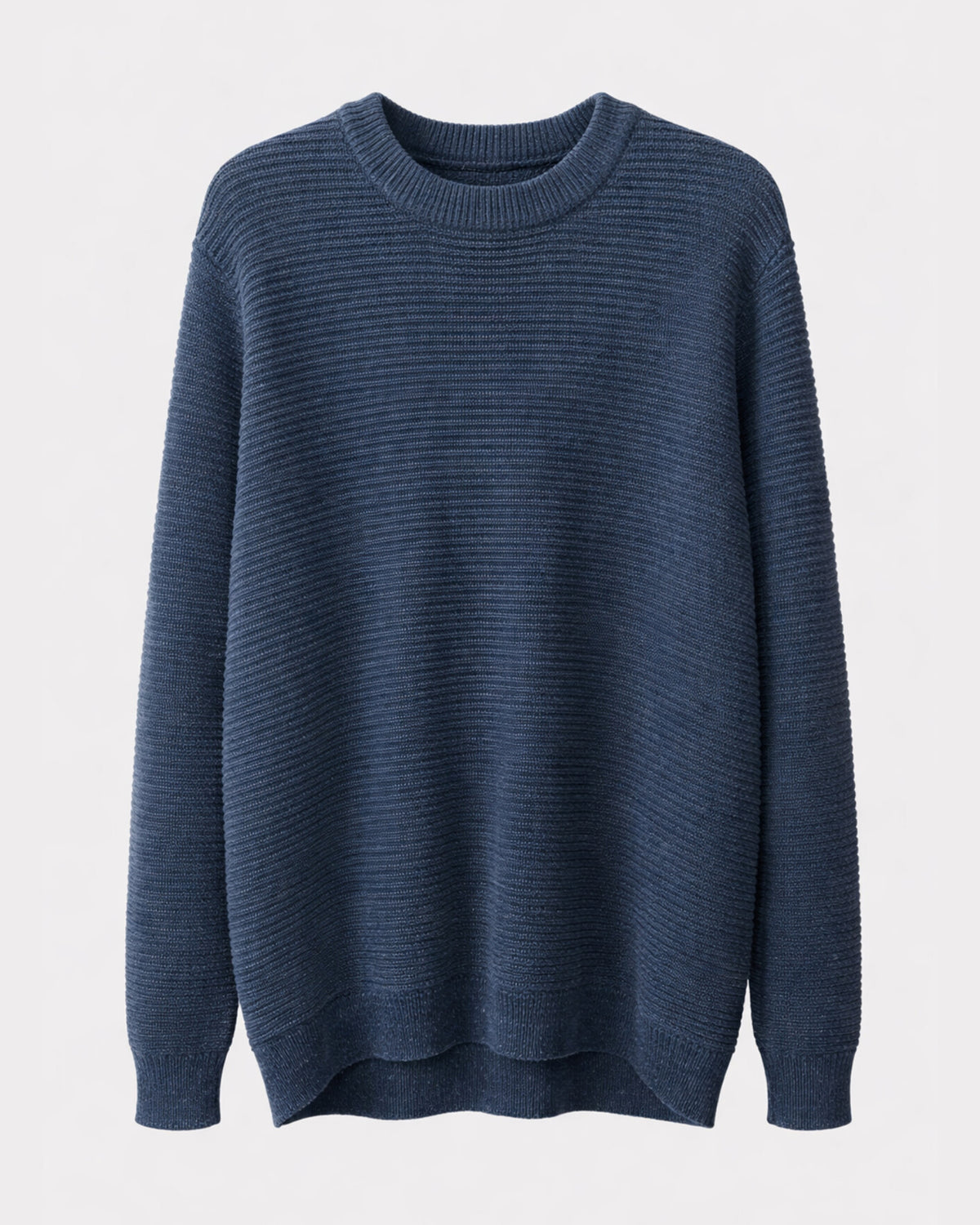 hnm Regular-Fit Rib-Knit  WOOL Sweater