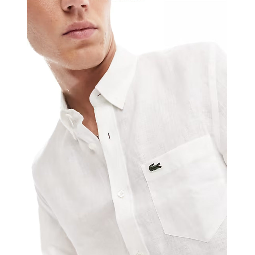 LAC LINEN SLIM FIT BUTTON SHIRT