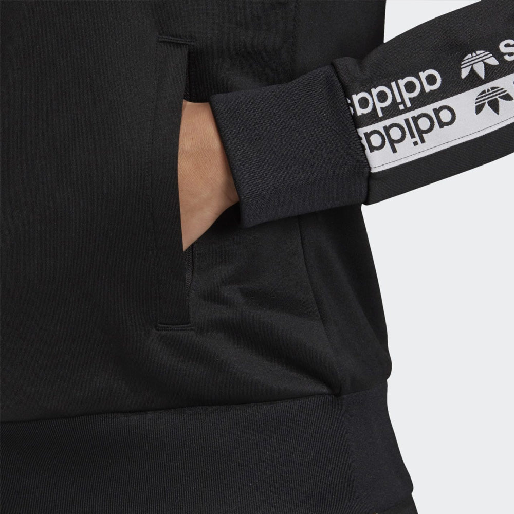 WOMEN SHOULDER TAPE FULL ZIP HOODIE