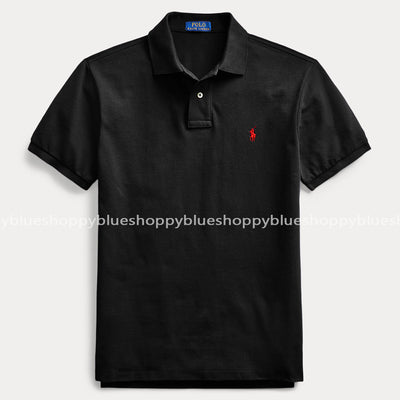 POLO RL SMALL PONY POLO SHIRT-BLACK