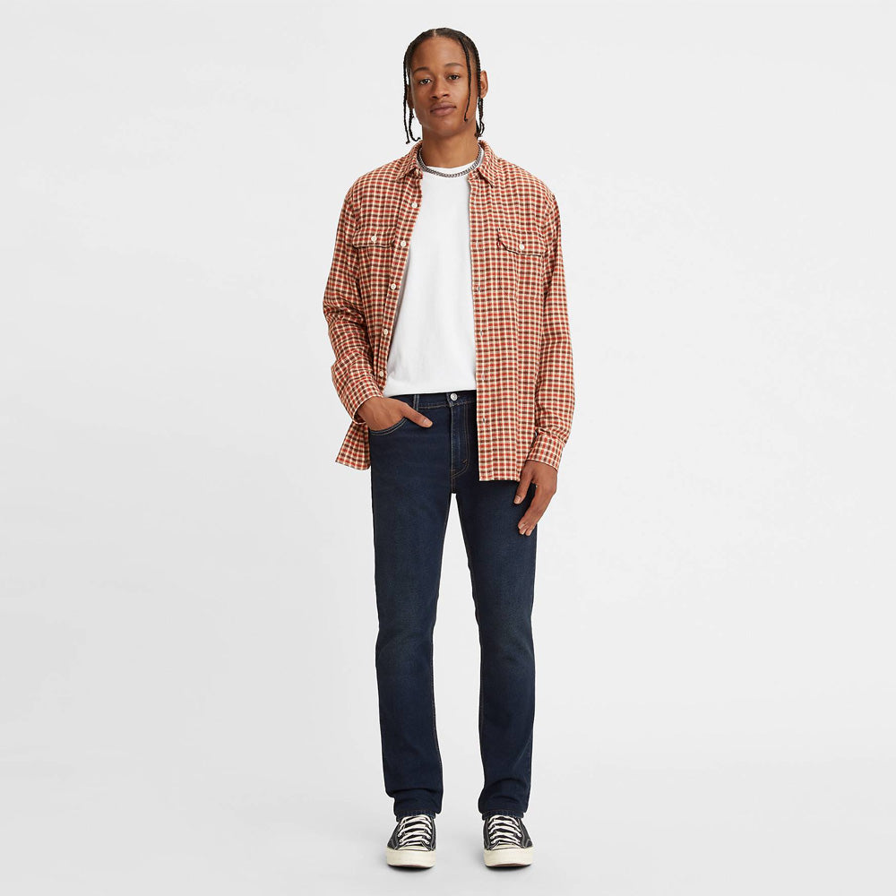 LVS 511 DARK WASH STETCH JEANS