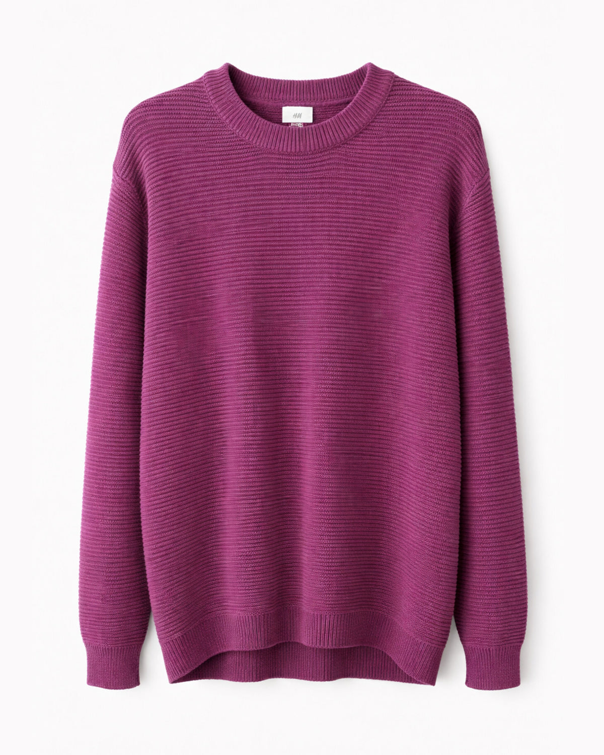 hnm Regular-Fit Rib-Knit Cotton Sweater