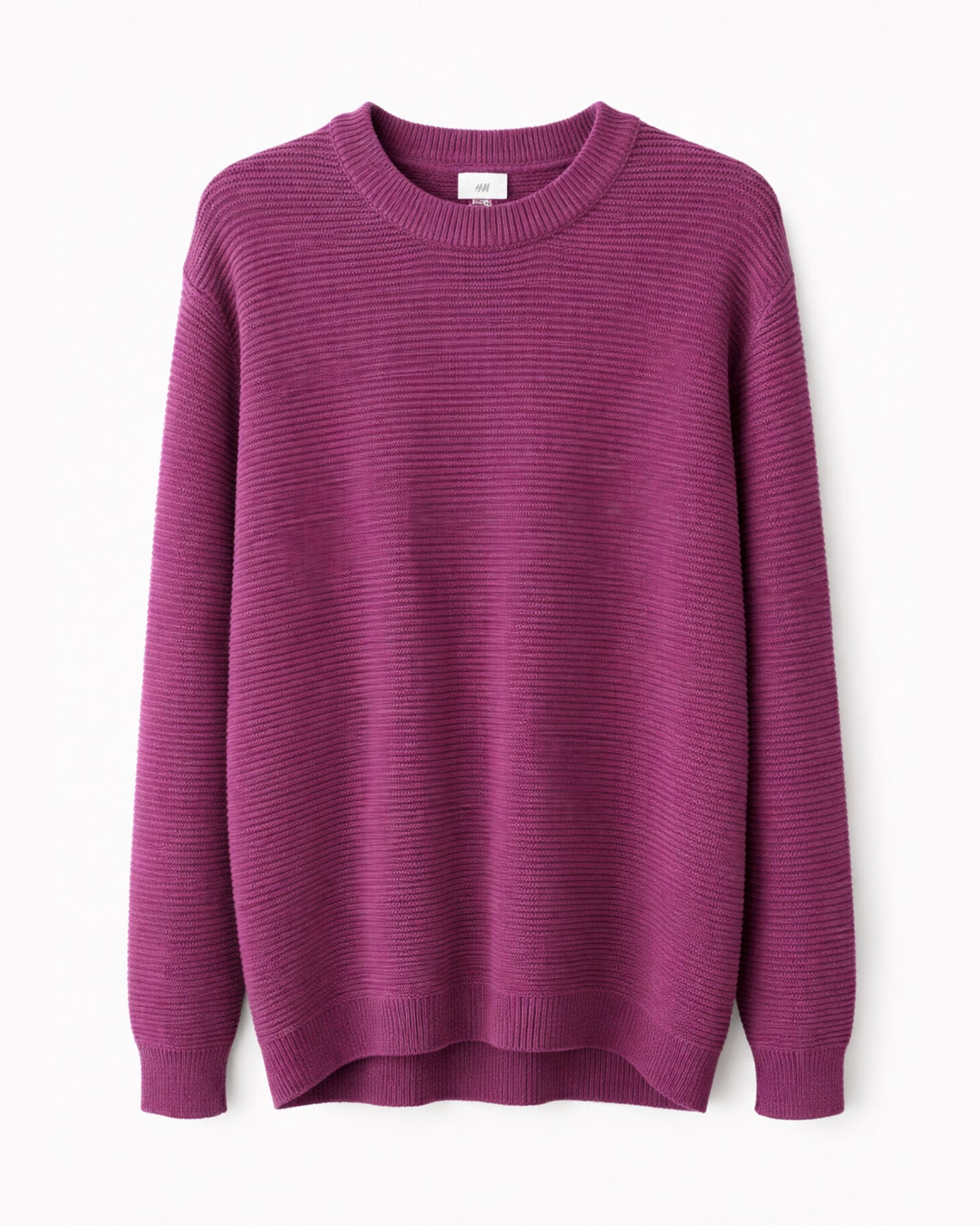 hnm Regular-Fit Rib-Knit Cotton Sweater