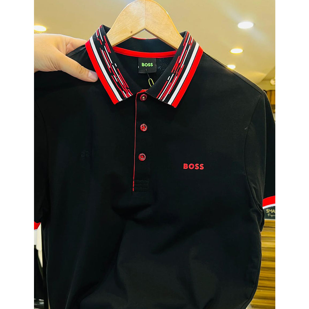 HG BOSS CONTRAST COLOR POLO