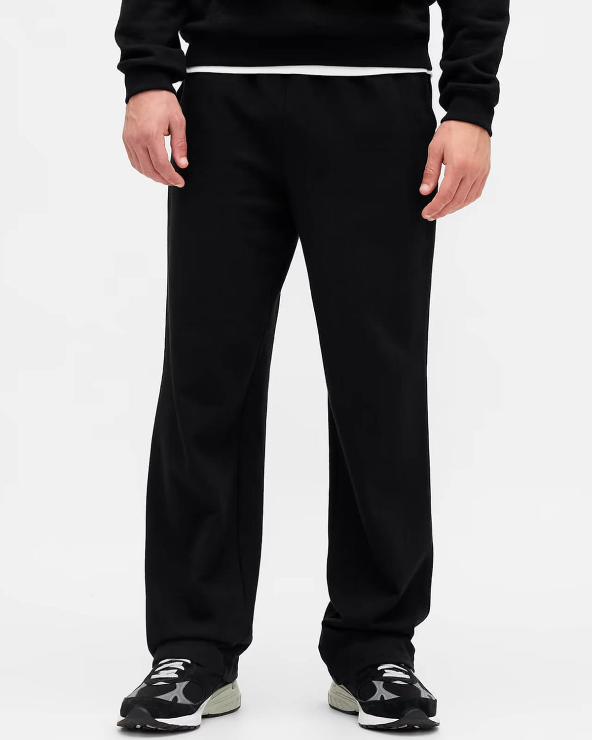 BRSHKA Relaxed Fit  Trouser-BLACK