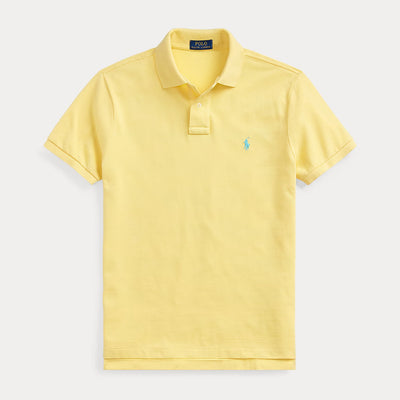 POLO RL Custom Slim Fit Mesh Polo Shirt-yellow