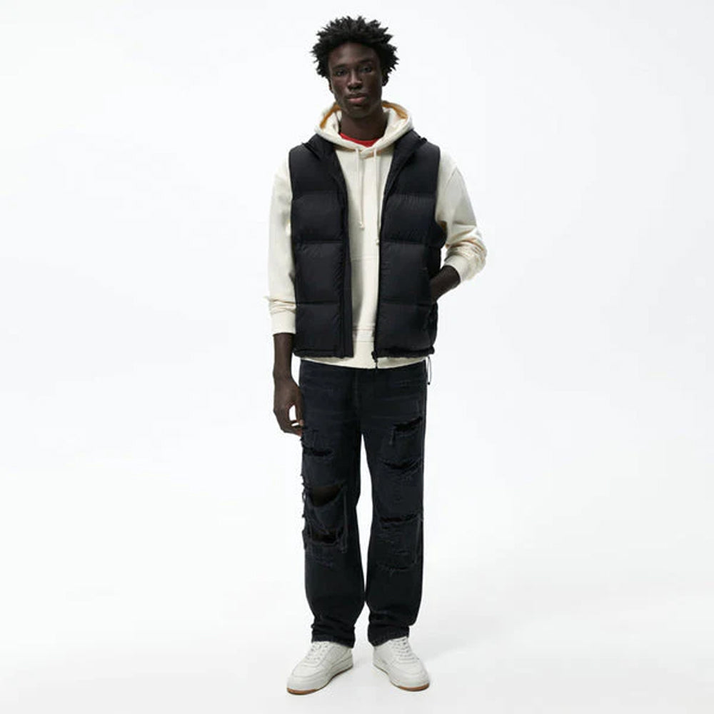 ZR PADDED BOMBER JACKET NAVY