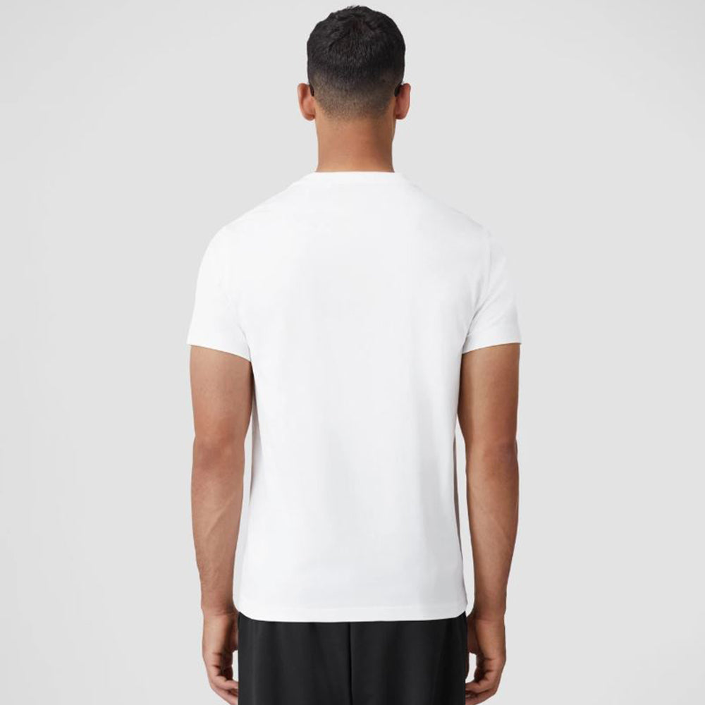 BURBURY  LOGO TEE-WHITE