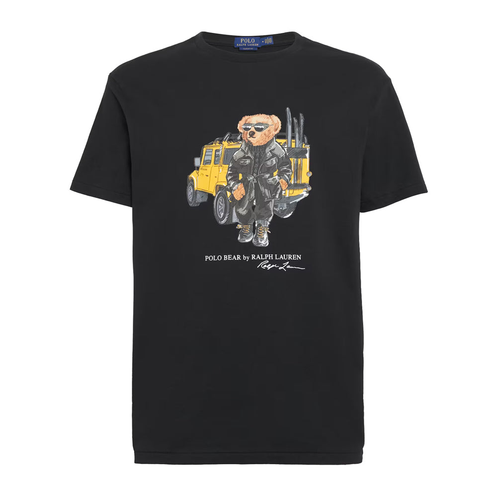 RL - Polo Bear Cotton Jersey T-Shirt-black