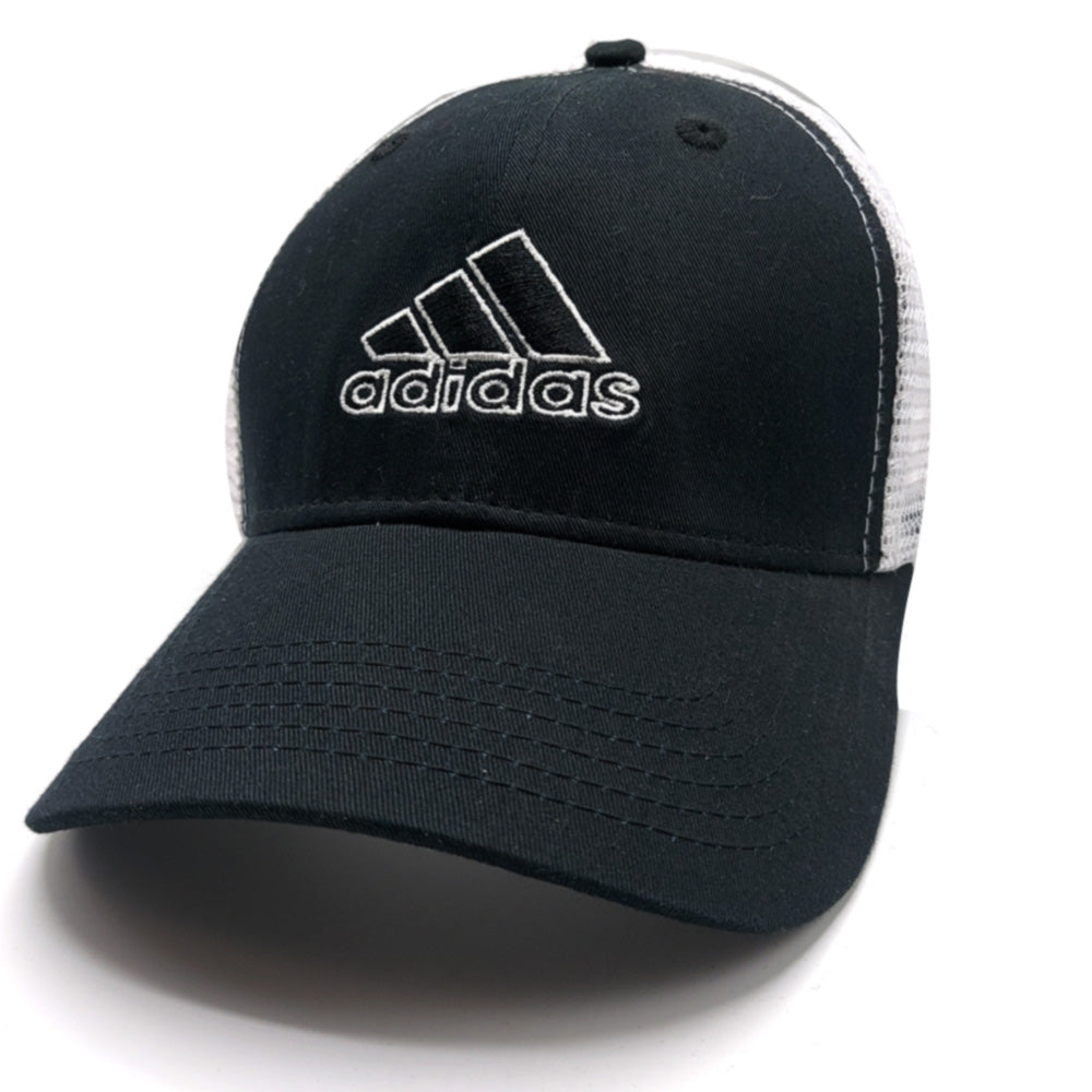 AD EMBROIDED NET CAP-BLACK