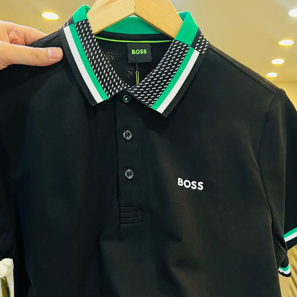 HG BOSS CONTRAST COLOR POLO