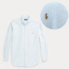 POLO RL FLEX STRIPTED BUTTON DOWN SLIM FIT SHIRT-SKY BLUE