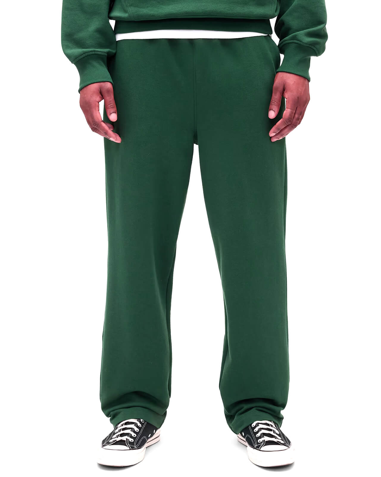 BRSHKA Relaxed Fit  Trouser-GREEN
