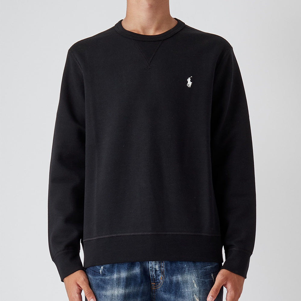 RL SMALL PONY  FLEES BLACK SWEATSHIRT