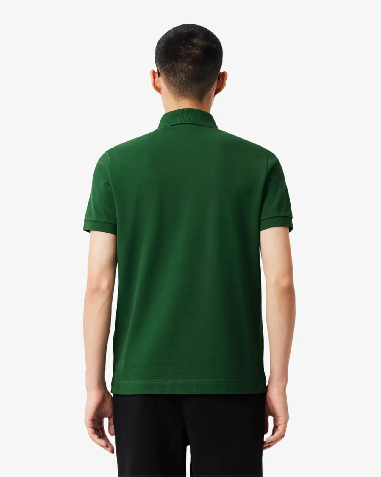 LAC SLIM FIT PARIS STRETCH PIQUE POLO SHIRT -green