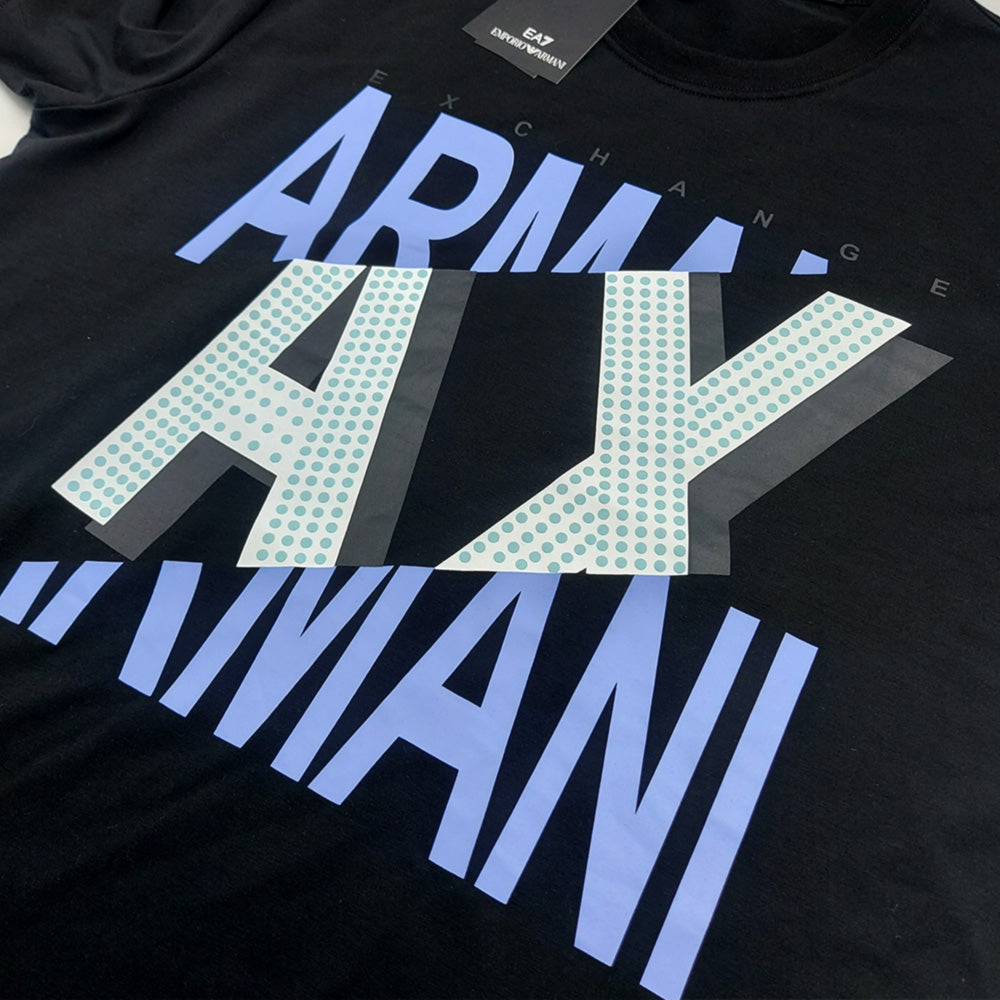 AX PRINTED GRAPHIC TEE - BLACK