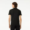 LAC Men's Slim Fit Tech Piqué Movement Polo-BLACK