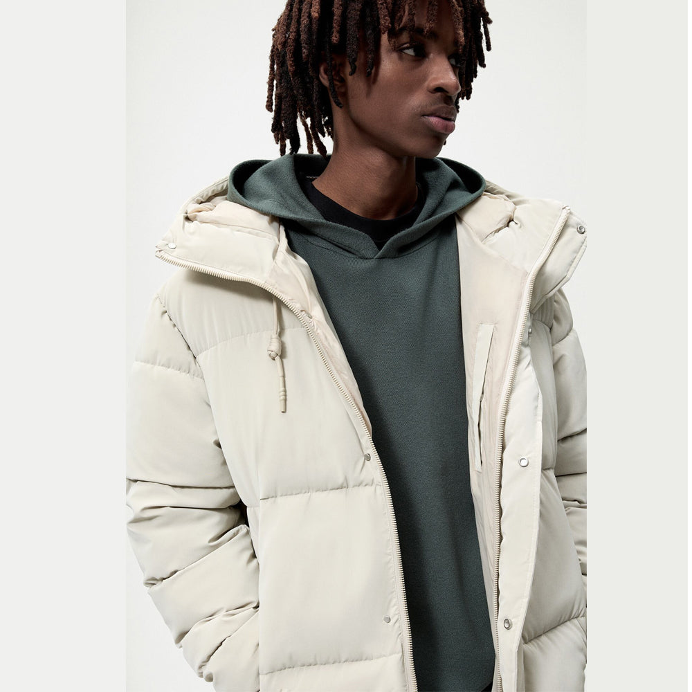 ZR FAUX  PUFFER LONG JACKET