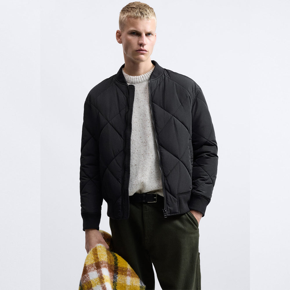 ZR PADDED BOMBER JACKET BLACK