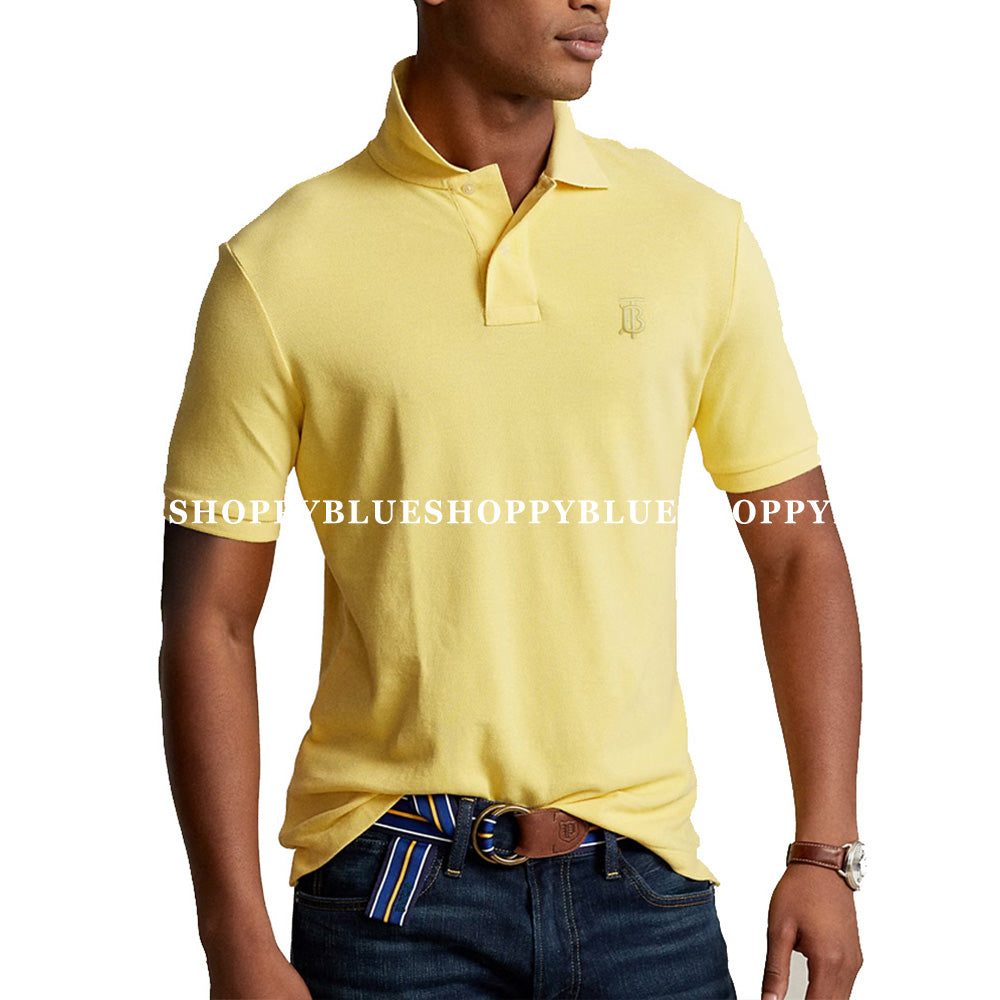 BURBY COTTON PIEQUÉ POLO -YELLOW