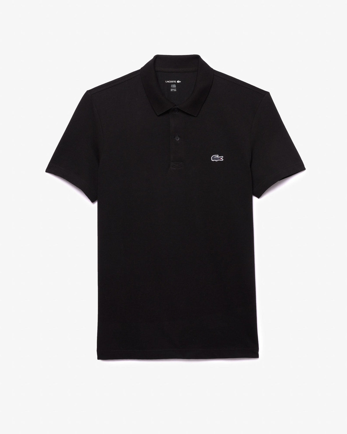 LAC MEN'S SLIM FIT POLO SHIRT-BLACK