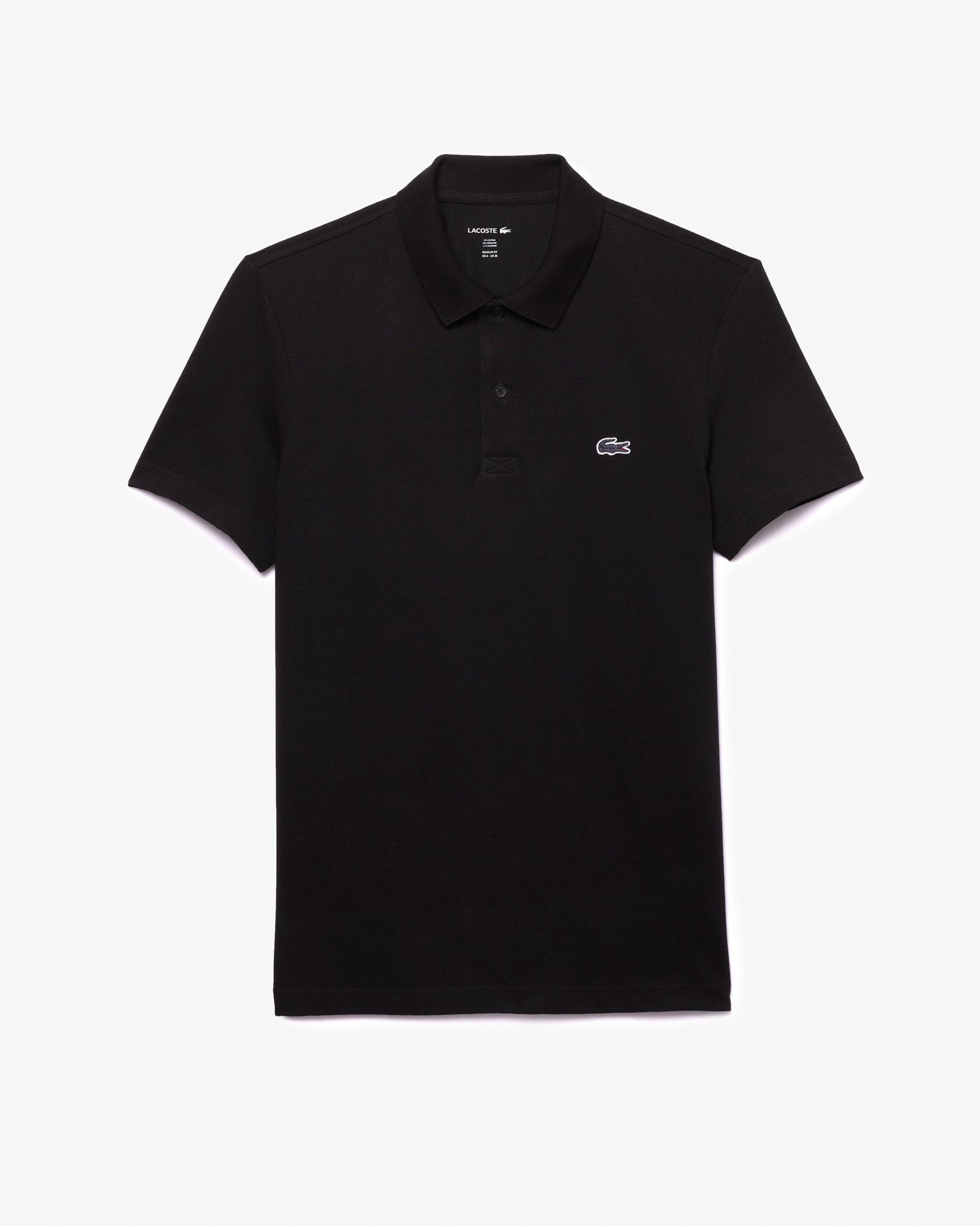 LAC MEN'S SLIM FIT POLO SHIRT-BLACK