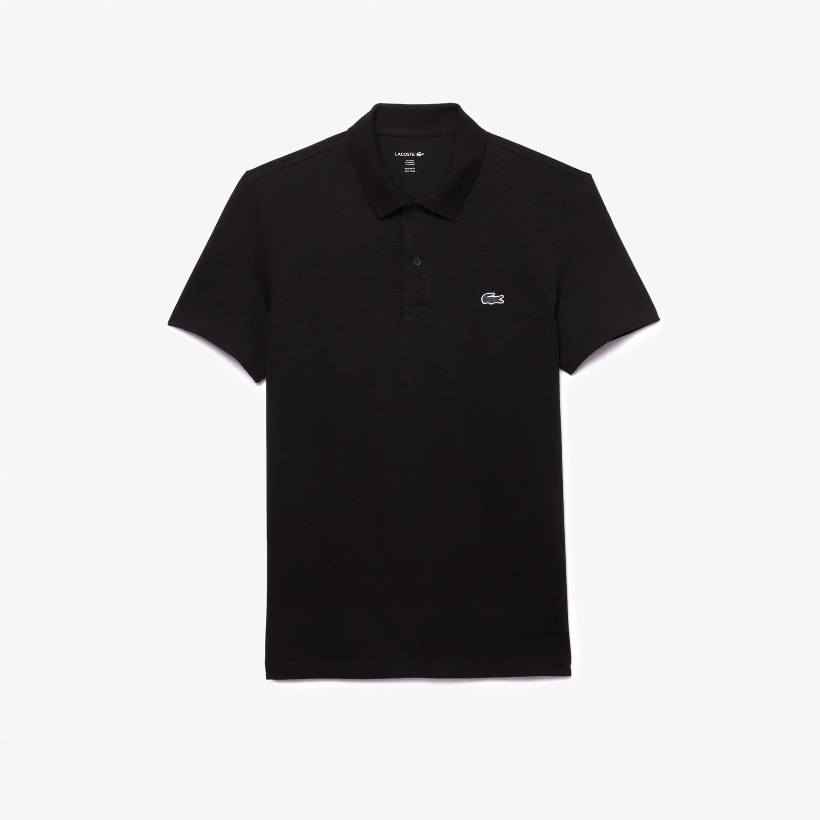 LAC MEN'S SLIM FIT POLO SHIRT-BLACK