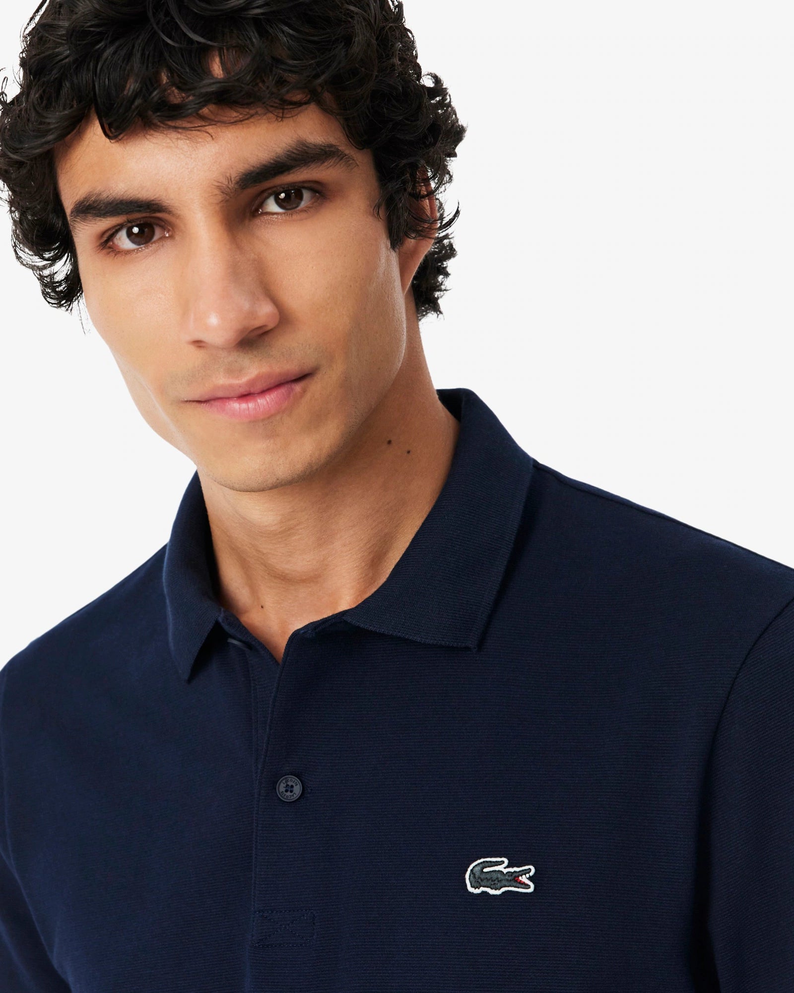 LAC MEN'S  SLIM FIT POLO SHIRT-Navy