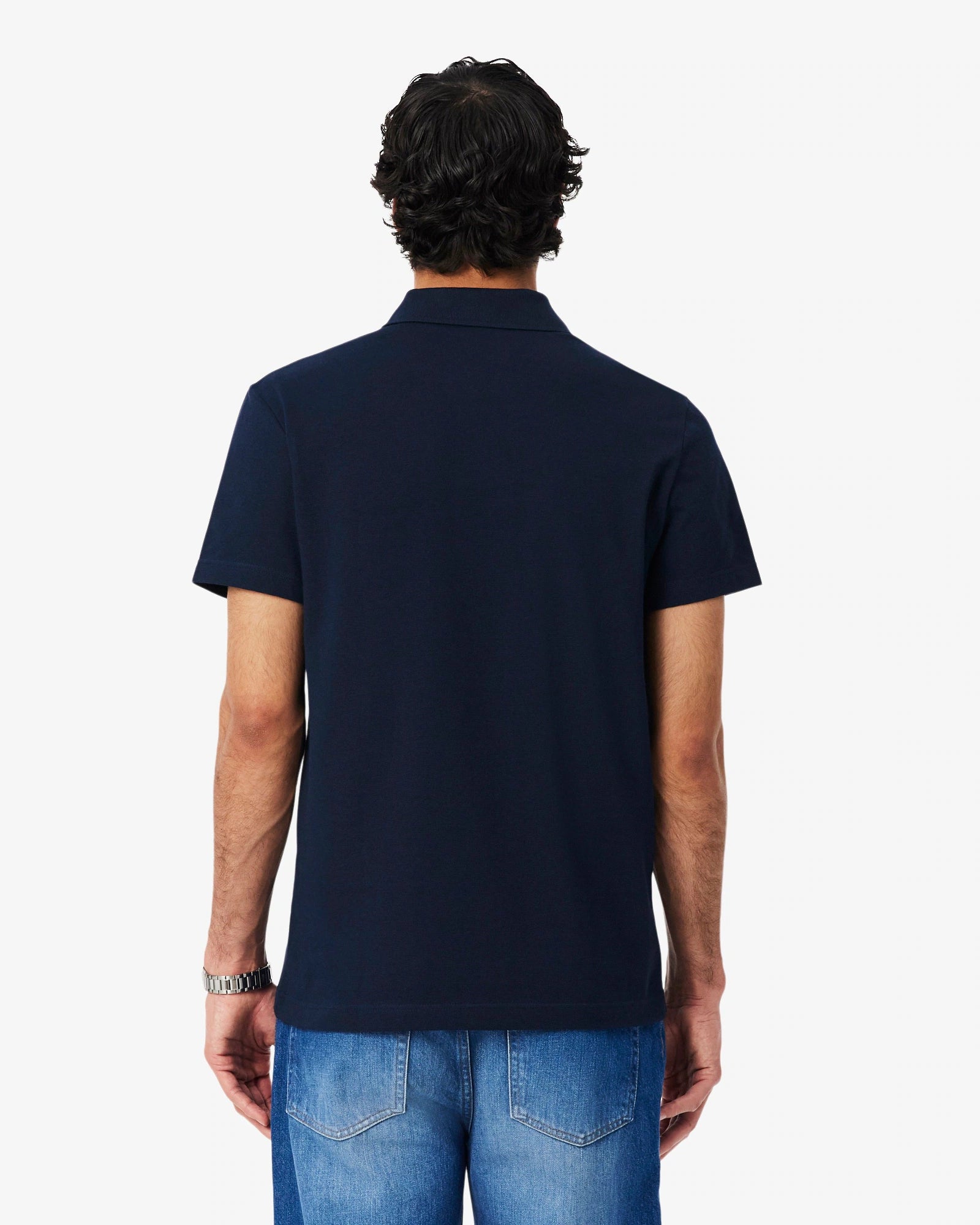 LAC MEN'S  SLIM FIT POLO SHIRT-Navy