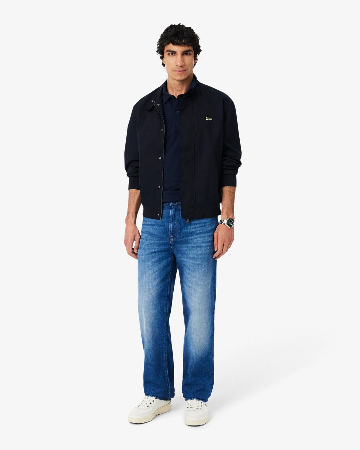 LAC MEN'S  SLIM FIT POLO SHIRT-Navy