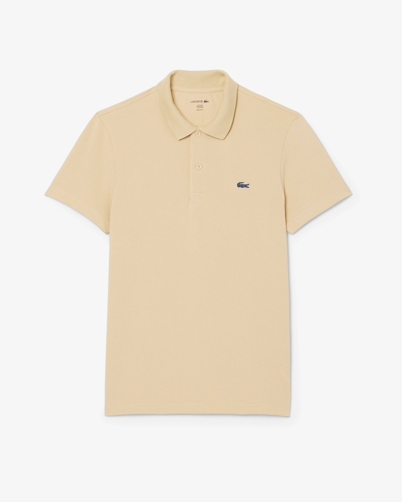 LAC MEN'S  SLIM FIT POLO SHIRT-BEIGE
