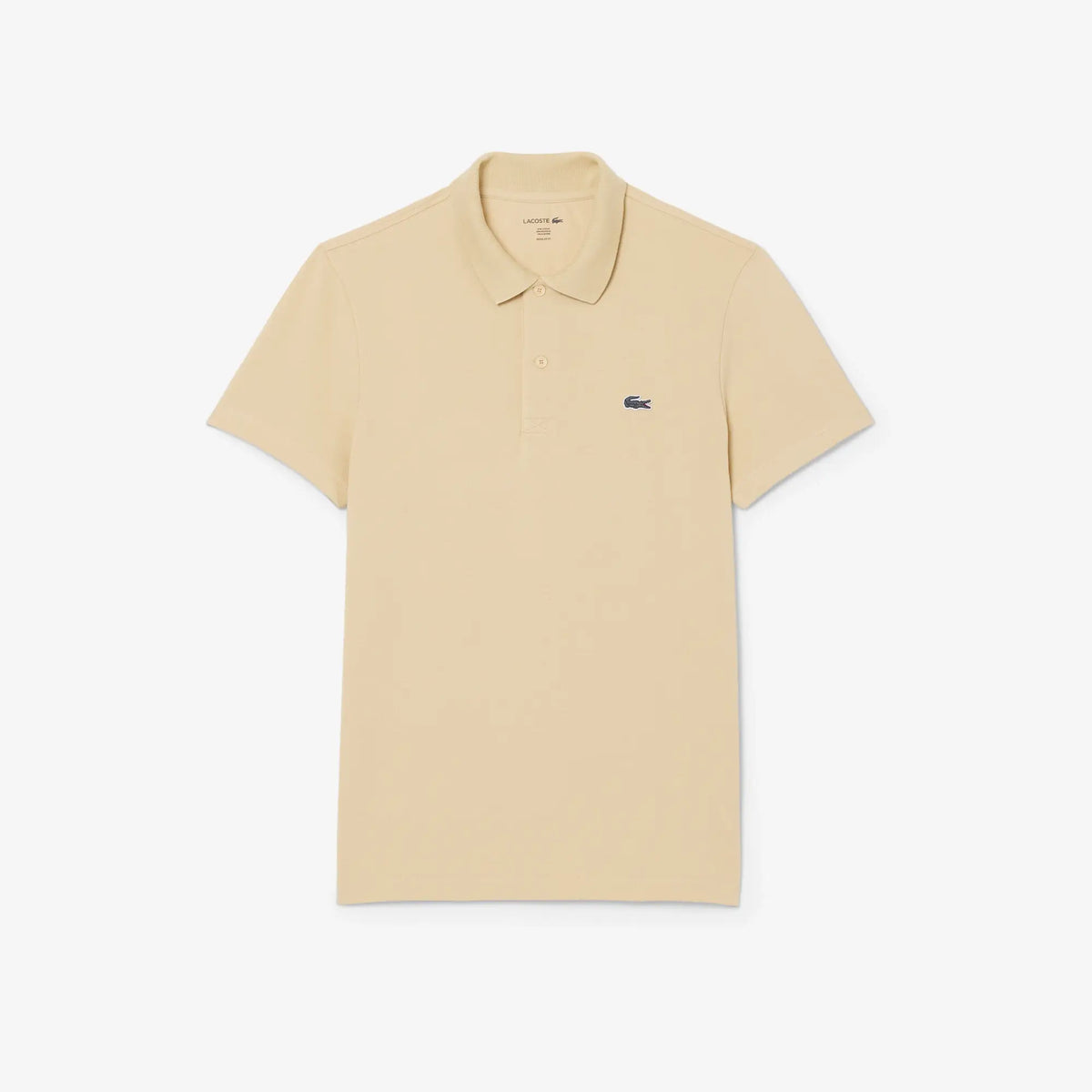 LAC MEN'S  SLIM FIT POLO SHIRT-BEIGE